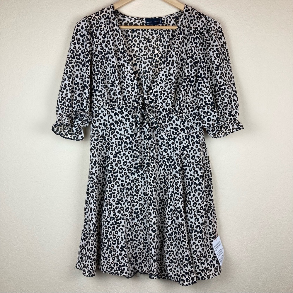 NWT ASOS Leopard Mini Dress 6 E010